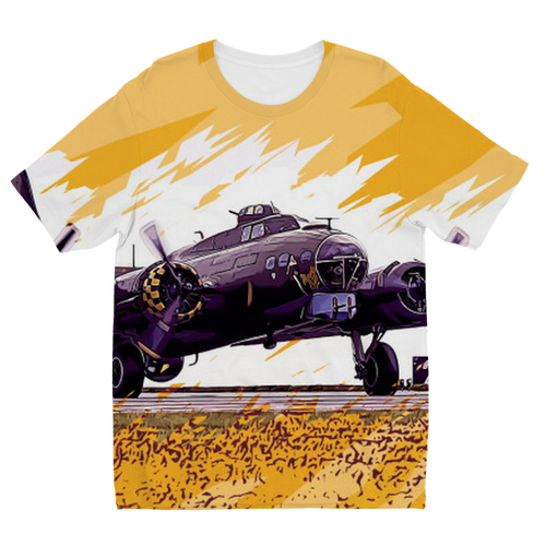 B-17 Flying Fortress Sublimation Kids T-Shirt